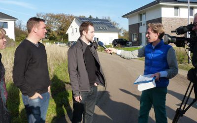 NDR zu Gast im Solardorf – „Wohnen ohne Stromanschluss“